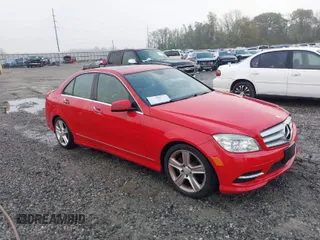 2011 Mercedes-Benz C-Class C 300 Sport with VIN WDDGF8BB3BR147265, listed as a IAAI auction lot 41884774 with 162,526 mi miles. Bid and sale history available at carsss.com. Image 1.