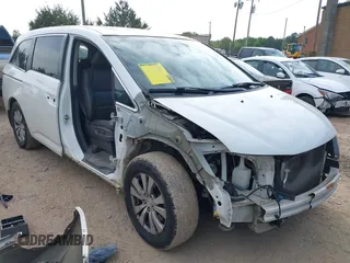 2015 Honda Odyssey EX-L z VIN 5FNRL5H61FB055684, wystawiony jako IAAI lot #42013480 z przebiegiem 221 381 mil mil oraz . Historia ofert i sprzedaży dostępna na DreamBid. Obrazek 1.