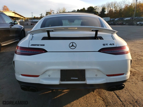 2022 Mercedes-Benz AMG GT with VIN W1K7X5KB1NA050211, listed as a Copart auction lot 75323454 with 13,318 mi miles and Salvage Title. Bid and sale history available at carsss.com. Image 6.