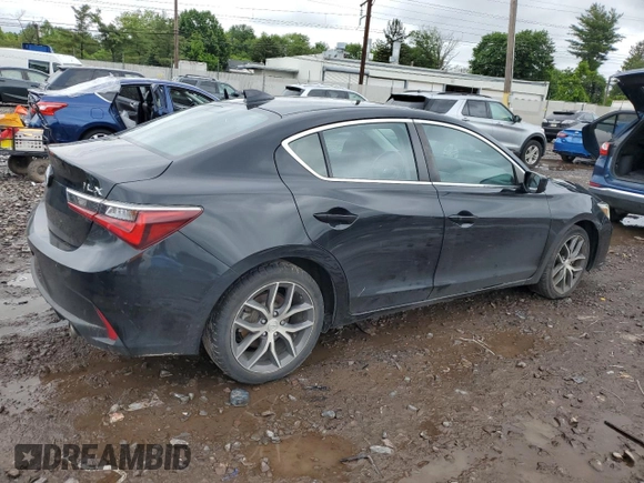 2022 Acura ILX Premium with VIN 19UDE2F79NA000696, listed as a Copart auction lot 58708225 with 16,292 mi miles and Clean title. Bid and sale history available at DreamBid. Image 3.