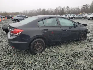 2014 Honda Civic Sedan LX with VIN 19XFB2F54EE084745, listed as a Copart auction lot 44954865 with Not Provided miles and Salvage Title. Bid and sale history available at carsss.com. Image 3.