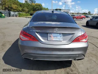 2017 Mercedes-Benz CLA with VIN WDDSJ4EB9HN430718, listed as a Copart auction lot 44358815 with 145,597 mi miles and Salvage Title. Bid and sale history available at carsss.com. Image 6.