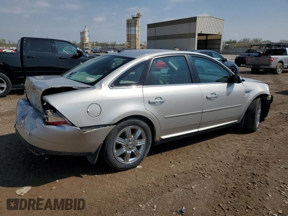 2008 Ford Taurus Limited with VIN 1FAHP25W28G121399, listed as a Copart auction lot 53469565 with 160,764 mi miles and Salvage title. Bid and sale history available at DreamBid. Image 3.
