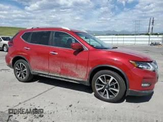 2017 Nissan Rogue SV with VIN 5N1AT2MV0HC762456, listed as a Copart auction lot 57492675 with 81,267 mi miles and Salvage title. Bid and sale history available at DreamBid. Image 4.