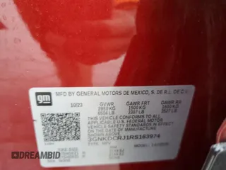 2024 Chevrolet Blazer EV eAWD RS z VIN 3GNKDCRJ1RS163974, wystawiony jako Copart lot #74602734 z przebiegiem 12 mil mil oraz Szkody całkowita. Historia ofert i sprzedaży dostępna na DreamBid. Obrazek 13.