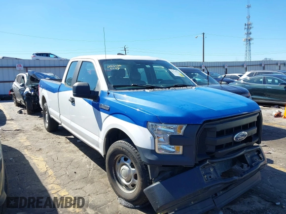 2016 Ford F-150 XL with VIN 1FTEX1CF4GKF14780, listed as a IAAI auction lot 41734179 with 357,525 mi miles and . Bid and sale history available at DreamBid. Image 1.