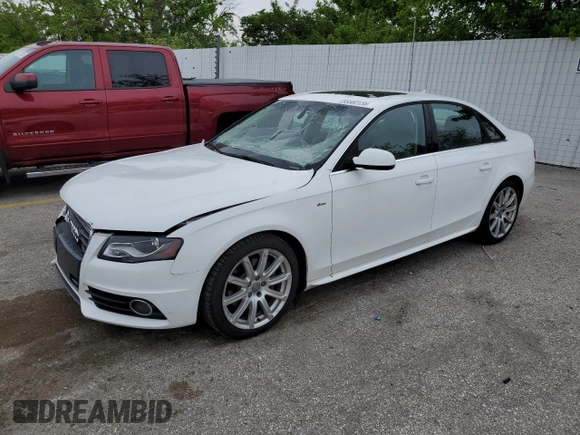 2012 Audi A4 Premium Plus z VIN WAUFFAFLXCN011690, wystawiony jako Copart lot #55560135 z przebiegiem 107 681 mil mil oraz Szkoda całkowita • Salvage title. Historia ofert i sprzedaży dostępna na DreamBid. Obrazek 1.
