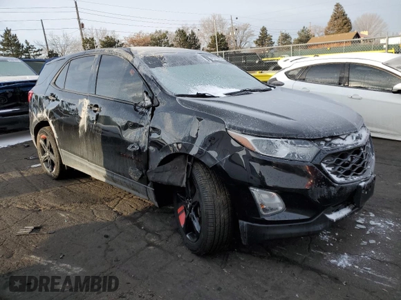 2019 Chevrolet Equinox LT with VIN 2GNAXVEX5K6145751, listed as a Copart auction lot 45759235 with 72,590 mi miles and Salvage Title. Bid and sale history available at carsss.com. Image 4.