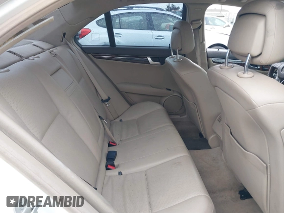 2012 Mercedes-Benz C 250 Sport with VIN WDDGF4HBXCA616612, listed as a IAAI auction lot 41777826 with 140,022 mi miles and . Bid and sale history available at DreamBid. Image 8.