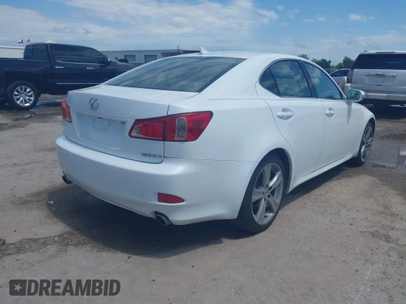 2012 Lexus IS 250 with VIN JTHBF5C23C5158016, listed as a IAAI auction lot 42106392 with 152,716 mi miles and . Bid and sale history available at DreamBid. Image 4.