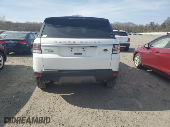 2016 Land Rover Range Rover Sport SE with VIN SALWG2PF5GA593735, listed as a Copart auction lot 53455955 with 106,567 mi miles and Salvage Title. Bid and sale history available at DreamBid. Image 6.