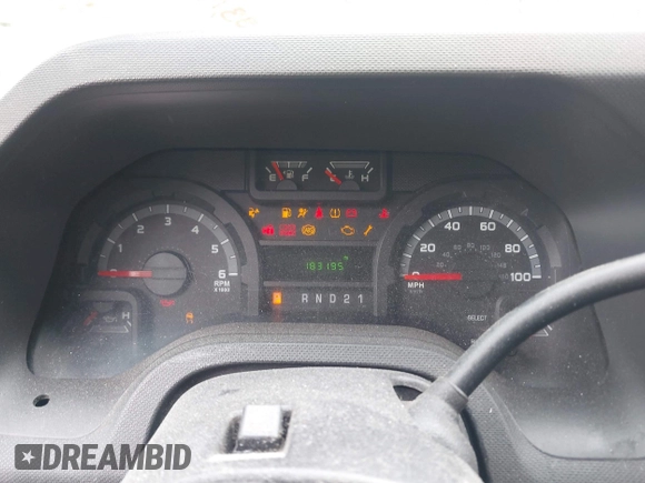 2010 Ford Econoline Cargo Commercial with VIN 1FTNE1EW0ADA90738, listed as a IAAI auction lot 42038940 with 183,195 mi miles and . Bid and sale history available at DreamBid. Image 7.
