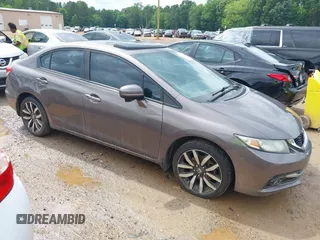 2015 Honda Civic EX-L z VIN 19XFB2F99FE029132, wystawiony jako IAAI lot #42351410 z przebiegiem 256 808 mil mil oraz . Historia ofert i sprzedaży dostępna na DreamBid. Obrazek 1.