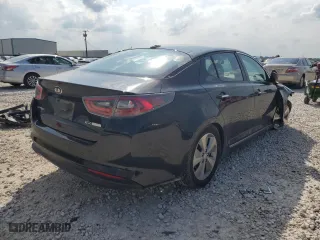 2015 Kia Optima Hybrid EX with VIN KNAGN4AD1F5090275, listed as a Copart auction lot 56915914 with 195,635 mi miles and Salvage Title. Bid and sale history available at carsss.com. Image 3.
