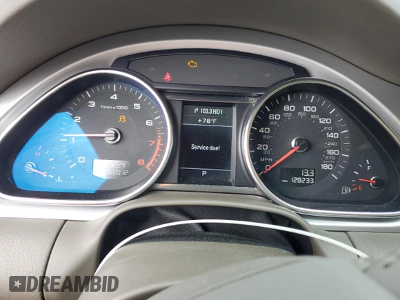2014 Audi Q7 S line Prestige with VIN WA1DGAFE6ED006627, listed as a Copart auction lot 58671895 with 128,233 mi miles and Clean title. Bid and sale history available at DreamBid. Image 9.