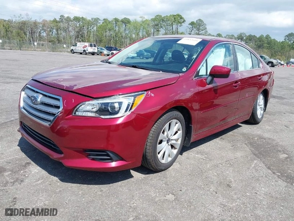 2017 Subaru Legacy Premium with VIN 4S3BNAC63H3010743, listed as a IAAI auction lot 41832616 with 37,321 mi miles. Bid and sale history available at carsss.com. Image 2.