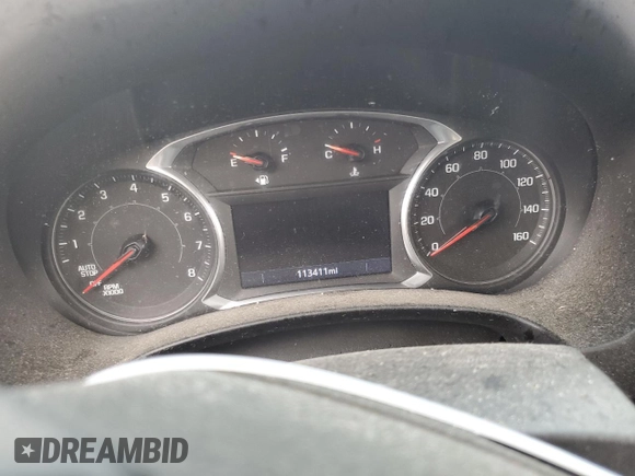 2020 GMC Terrain Denali with VIN 3GKALSEX2LL109293, listed as a Copart auction lot 52978955 with 113,411 mi miles and Salvage title. Bid and sale history available at DreamBid. Image 9.