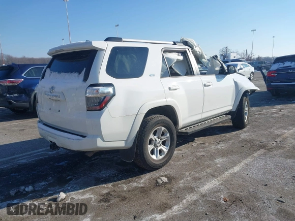 2022 Toyota 4Runner SR5 Premium with VIN JTENU5JR0N6058842, listed as a IAAI auction lot 41405515 with 27,480 mi miles and . Bid and sale history available at DreamBid. Image 4.