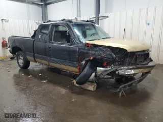 2000 Chevrolet Silverado 1500 LS with VIN 2GCEK19T4Y1320666, listed as a Copart auction lot 47291785 with 274,668 mi miles and Salvage Title. Bid and sale history available at carsss.com. Image 4.