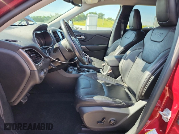2020 Jeep Cherokee Limited with VIN 1C4PJMDX5LD621211, listed as a Copart auction lot 61768445 with 55,510 mi miles and Salvage title. Bid and sale history available at DreamBid. Image 7.