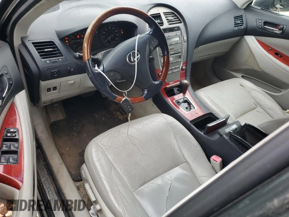 2009 Lexus ES 330 with VIN JTHBJ46G192291027, listed as a Copart auction lot 53585435 with 137,765 mi miles and Salvage Title. Bid and sale history available at DreamBid. Image 8.