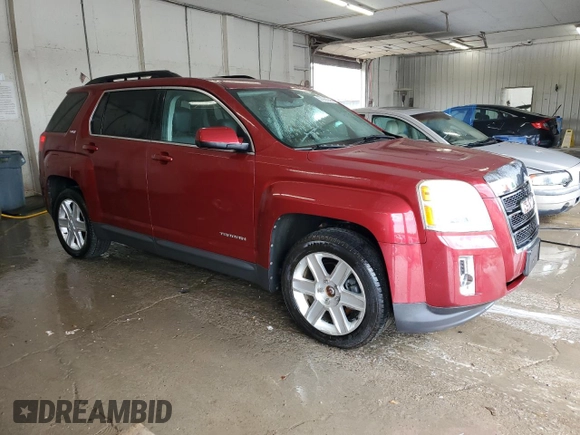 2011 GMC Terrain SLT-1 with VIN 2CTFLVEC0B6217290, listed as a Copart auction lot 57285545 with 109,225 mi miles and Salvage title. Bid and sale history available at DreamBid. Image 4.