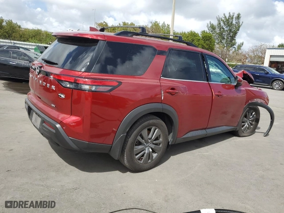 2024 Nissan Pathfinder SV with VIN 5N1DR3BA7RC239891, listed as a Copart auction lot 50899395 with 39,124 mi miles and Non Repairable. Bid and sale history available at carsss.com. Image 3.