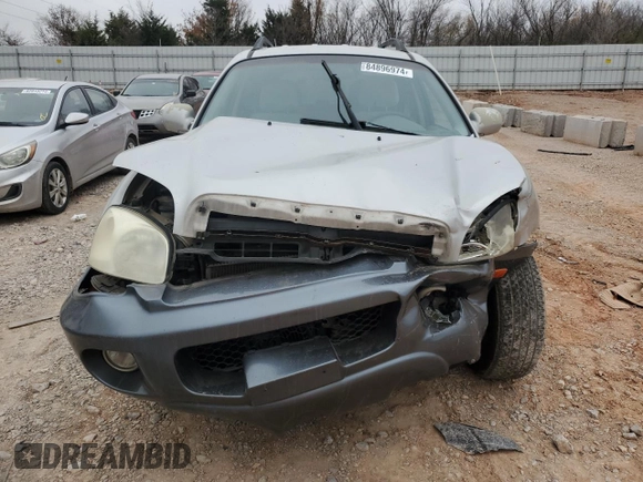 2005 Hyundai Santa Fe GLS with VIN KM8SC13D35U906966, listed as a Copart auction lot 84896974 with 0 mi miles and Salvage Title. Bid and sale history available at carsss.com. Image 5.