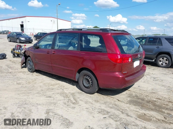 2009 Toyota Sienna CE with VIN 5TDZK23C19S238209, listed as a IAAI auction lot 42203222 with 264,655 mi miles and . Bid and sale history available at DreamBid. Image 3.