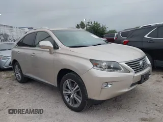 2015 Lexus RX 350 with VIN 2T2ZK1BA3FC190707, listed as a IAAI auction lot 41949296 with 121,318 mi miles and . Bid and sale history available at carsss.com. Image 1.