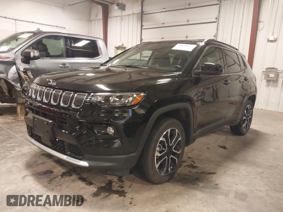 2022 Jeep Compass High Altitude with VIN 3C4NJDCB5NT233969, listed as a IAAI auction lot 42034557 with 23,257 mi miles and . Bid and sale history available at DreamBid. Image 18.