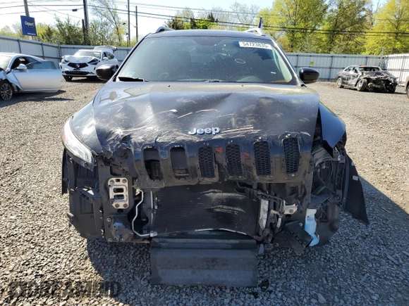 2014 Jeep Cherokee Limited with VIN 1C4PJMDB2EW212398, listed as a Copart auction lot 54723835 with 202,008 mi miles and Salvage title. Bid and sale history available at DreamBid. Image 5.