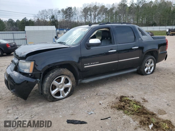 2011 Chevrolet Avalanche LTZ with VIN 3GNTKGE3XBG273231, listed as a Copart auction lot 48881664 with 51,114 mi miles and Salvage Title. Bid and sale history available at DreamBid. Image 1.