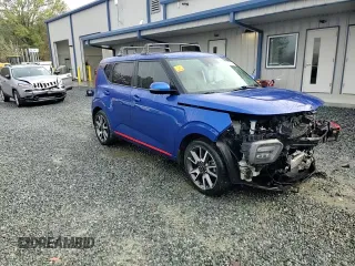 2021 Kia Soul Turbo with VIN KNDJ53AF1M7740728, listed as a Copart auction lot 81452354 with Not Provided miles and Salvage Title. Bid and sale history available at DreamBid. Image 11.