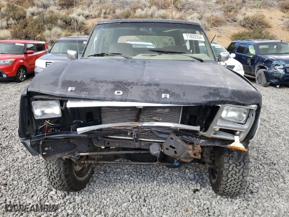 1986 Ford Bronco Custom with VIN 1FMEU15H7GLB19165, listed as a Copart auction lot 71802554 with 81,444 mi miles and Salvage Title. Bid and sale history available at carsss.com. Image 5.