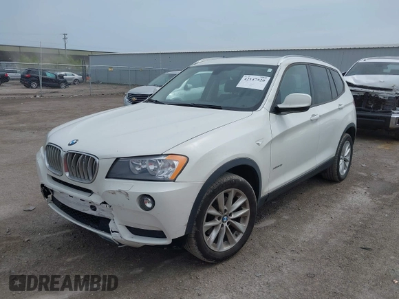 2014 BMW X3 xDrive28i with VIN 5UXWX9C57E0D42183, listed as a IAAI auction lot 42147520 with 121,266 mi miles and . Bid and sale history available at DreamBid. Image 17.