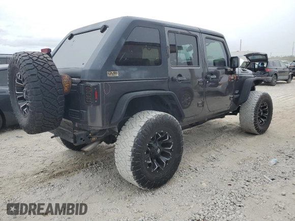 2017 Jeep Wrangler Unlimited Sahara с VIN 1C4BJWEG5HL543868, выставлен на аукционе Copart как лот 55206845 с пробегом 84 993 миль миль и Списание • Salvage title. История ставок и продаж доступна на DreamBid. Изображение 3.