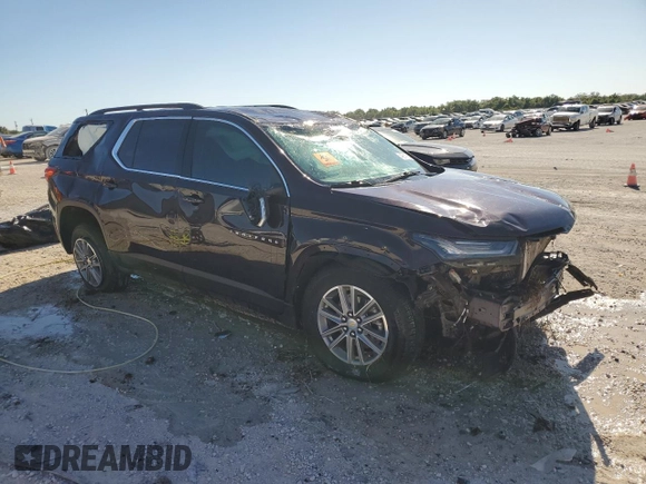 2022 Chevrolet Traverse LT Cloth with VIN 1GNEVGKW7NJ143084, listed as a Copart auction lot 49617865 with 0 mi miles and Non Repairable. Bid and sale history available at carsss.com. Image 4.