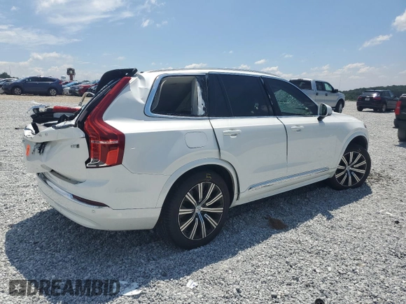 2024 Volvo XC90 Core Bright Theme with VIN YV4L12PK4R1146743, listed as a Copart auction lot 66344544 with 0 mi miles and Salvage Title. Bid and sale history available at carsss.com. Image 3.