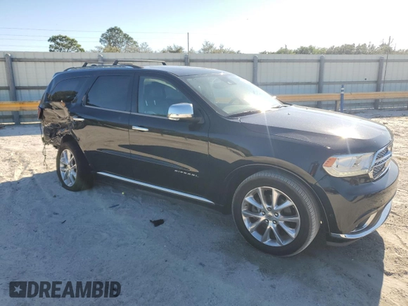 2019 Dodge Durango Citadel with VIN 1C4RDHEG8KC582124, listed as a Copart auction lot 82532484 with 73,671 mi miles and Salvage Title. Bid and sale history available at DreamBid. Image 4.