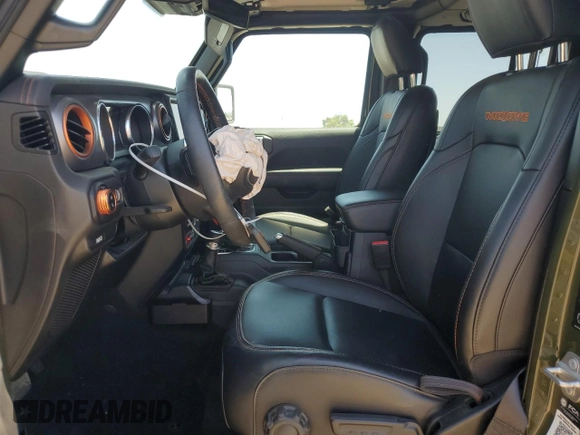 2023 Jeep Gladiator Mojave with VIN 1C6JJTEG9PL559331, listed as a Copart auction lot 62415345 with 22,091 mi miles and Salvage title. Bid and sale history available at DreamBid. Image 7.
