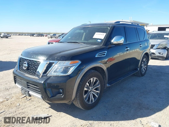 2018 Nissan Armada Platinum with VIN JN8AY2ND5J9060023, listed as a IAAI auction lot 41105928 with 111,290 mi miles. Bid and sale history available at carsss.com. Image 17.