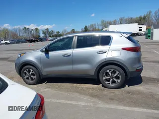 2020 Kia Sportage LX with VIN KNDPMCAC1L7839423, listed as a IAAI auction lot 41897838 with 50,818 mi miles. Bid and sale history available at carsss.com. Image 14.