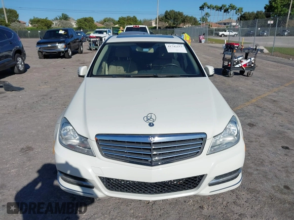 2012 Mercedes-Benz C-Class C 300 Sport with VIN WDDGF8BB6CA653415, listed as a IAAI auction lot 41742153 with 77,975 mi miles. Bid and sale history available at carsss.com. Image 6.