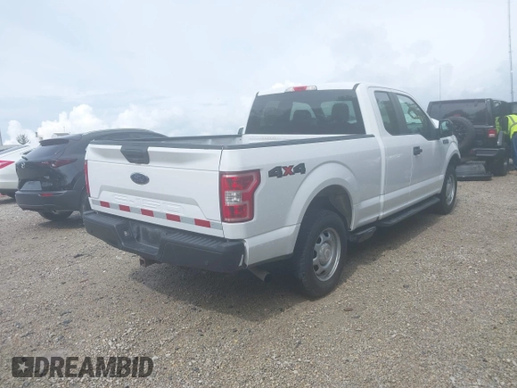 2018 Ford F-150 XL z VIN 1FTFX1E59JKE52129, wystawiony jako IAAI lot #42233231 z przebiegiem 97 262 mil mil oraz . Historia ofert i sprzedaży dostępna na DreamBid. Obrazek 4.