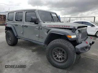 2021 Jeep Wrangler Unlimited Rubicon с VIN 1C4JJXFG4MW850764, выставлен на аукционе Copart как лот 52924735 с пробегом 23 471 миль миль и Списание • Salvage title. История ставок и продаж доступна на DreamBid. Изображение 4.