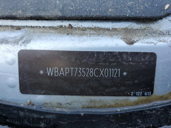 2008 BMW 5 Series 535xiT with VIN WBAPT73528CX01121, listed as a Copart auction lot 56124785 with Not provided miles and Non repairable. Bid and sale history available at DreamBid. Image 13.