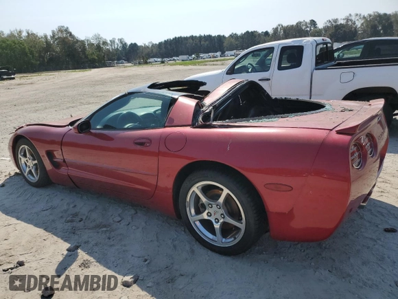 2004 Chevrolet Corvette with VIN 1G1YY22GX45114770, listed as a Copart auction lot 74711824 with 24,104 mi miles and Salvage Title. Bid and sale history available at carsss.com. Image 2.