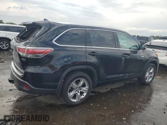 2014 Toyota Highlander Limited with VIN 5TDDCRFH7ES006134, listed as a Copart auction lot 58815715 with 182,286 mi miles and Clean title. Bid and sale history available at DreamBid. Image 3.