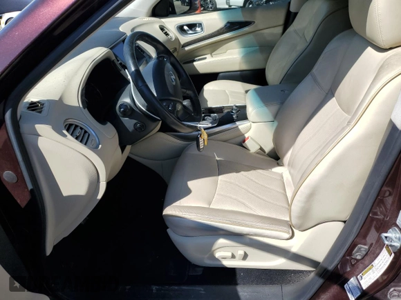 2015 Infiniti QX60 with VIN 5N1AL0MN0FC521448, listed as a Copart auction lot 48426595 with 155,248 mi miles and Salvage Title. Bid and sale history available at DreamBid. Image 7.